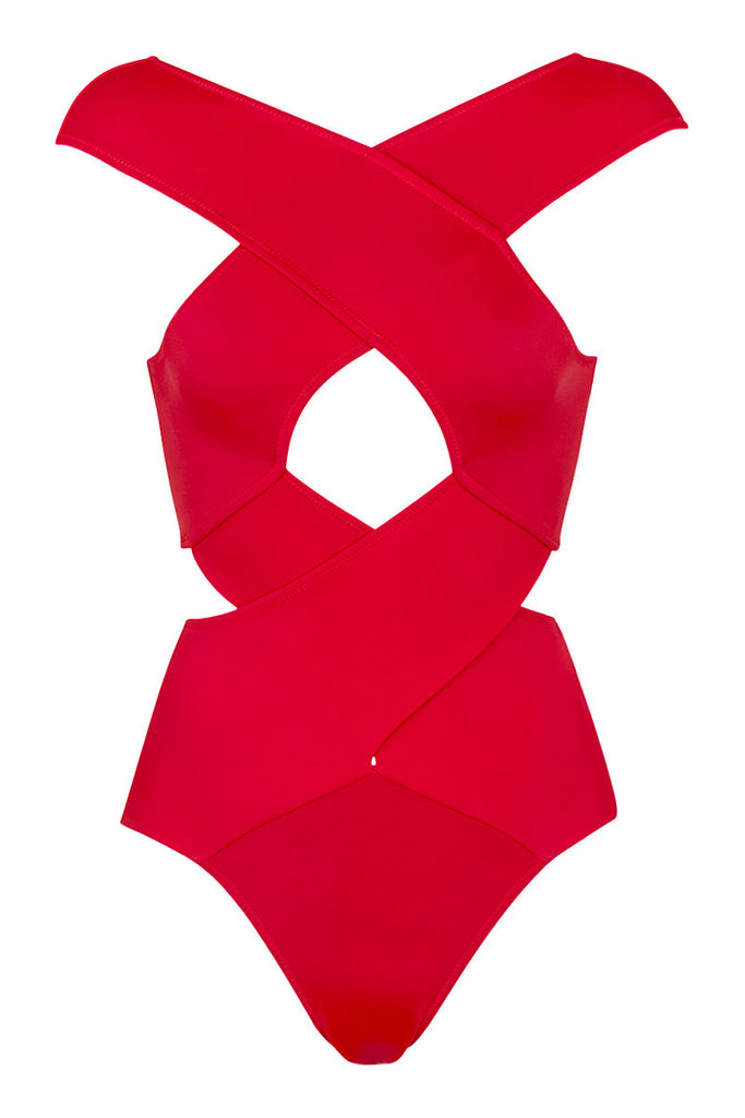 CHIARA CUTOUT BANDAGE ONE PIECE